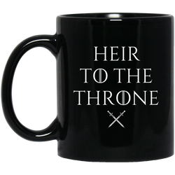 Heir To The Throne Kingdom 11 oz. Black Mug